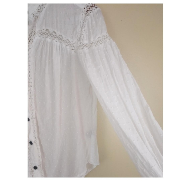 Free People Peasant Button Down Long Sleeves(61) - Picture 3 of 4